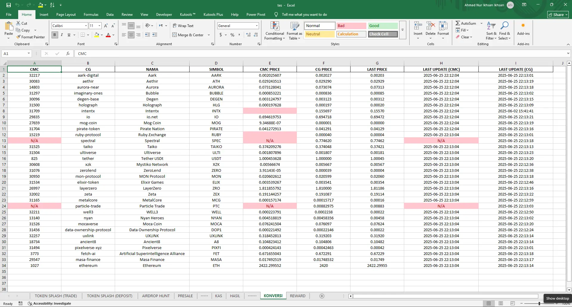 Excel Automation 1